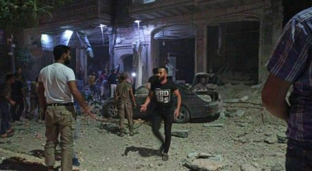 غارات روسية على الباب في حلب تخلّف قتيل وجرحى 