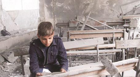 انهيار سقف مدرسة في ريف حمص وسقوط ضحايا في صفوف الطلاب