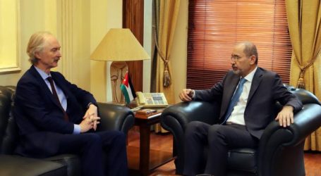 الخارجية الأردنية تبحث مع المبعوث الأممي ايجاد حل سياسي للأزمة السورية