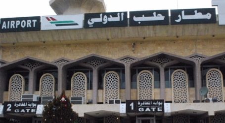 مركز ألما العبري يعلن خروج مطار حلب الدولي عن الخدمة